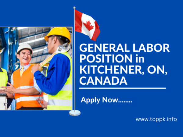 GENERAL LABOR POSITION in KITCHENER, ON, CANADA