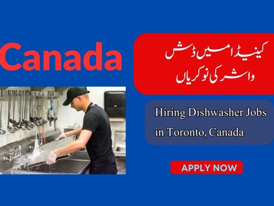 Hiring Dishwasher Jobs in Toronto, Canada