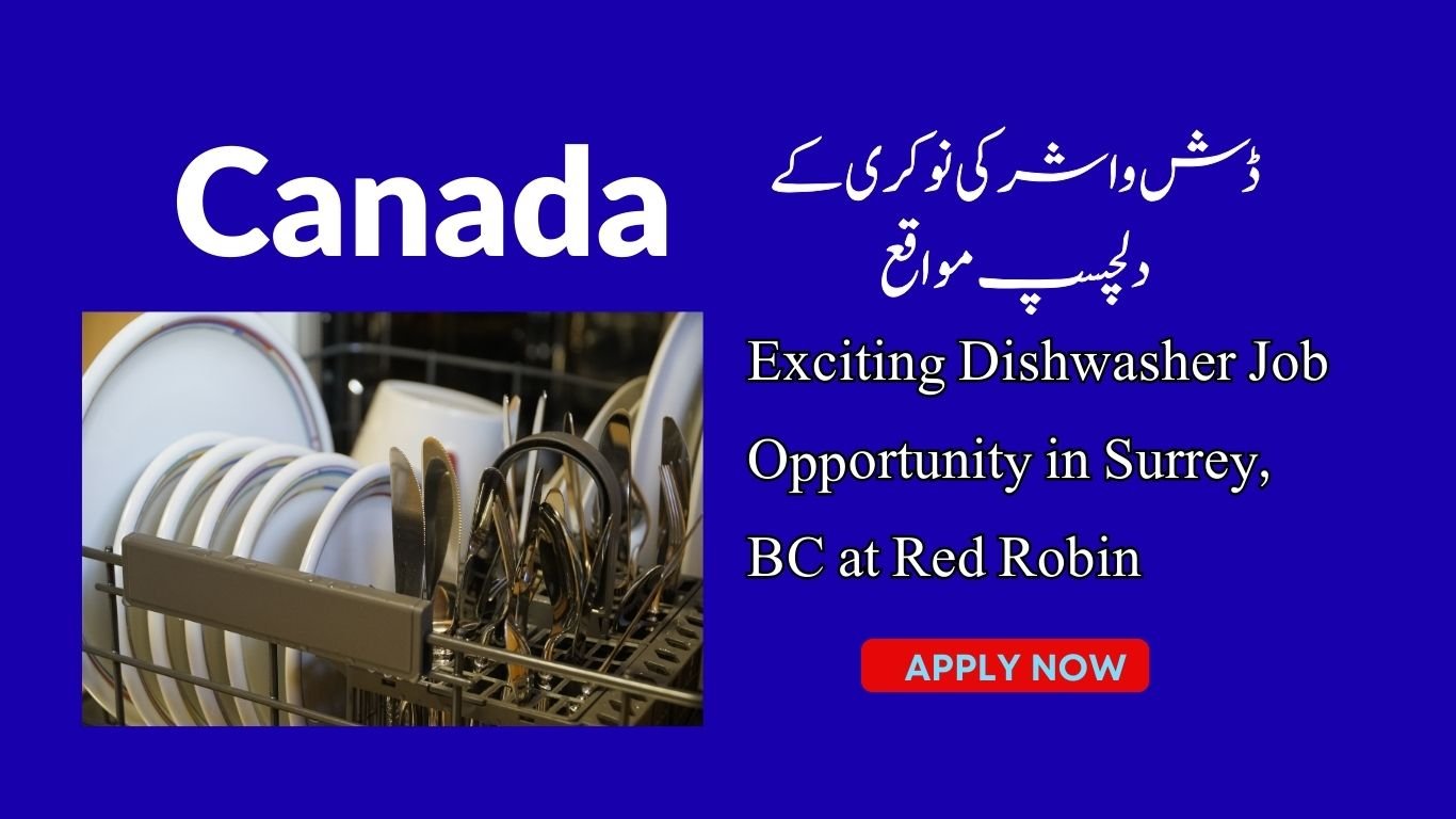 Exciting Dishwasher Job Opportunity in Surrey, BC at Red Robin