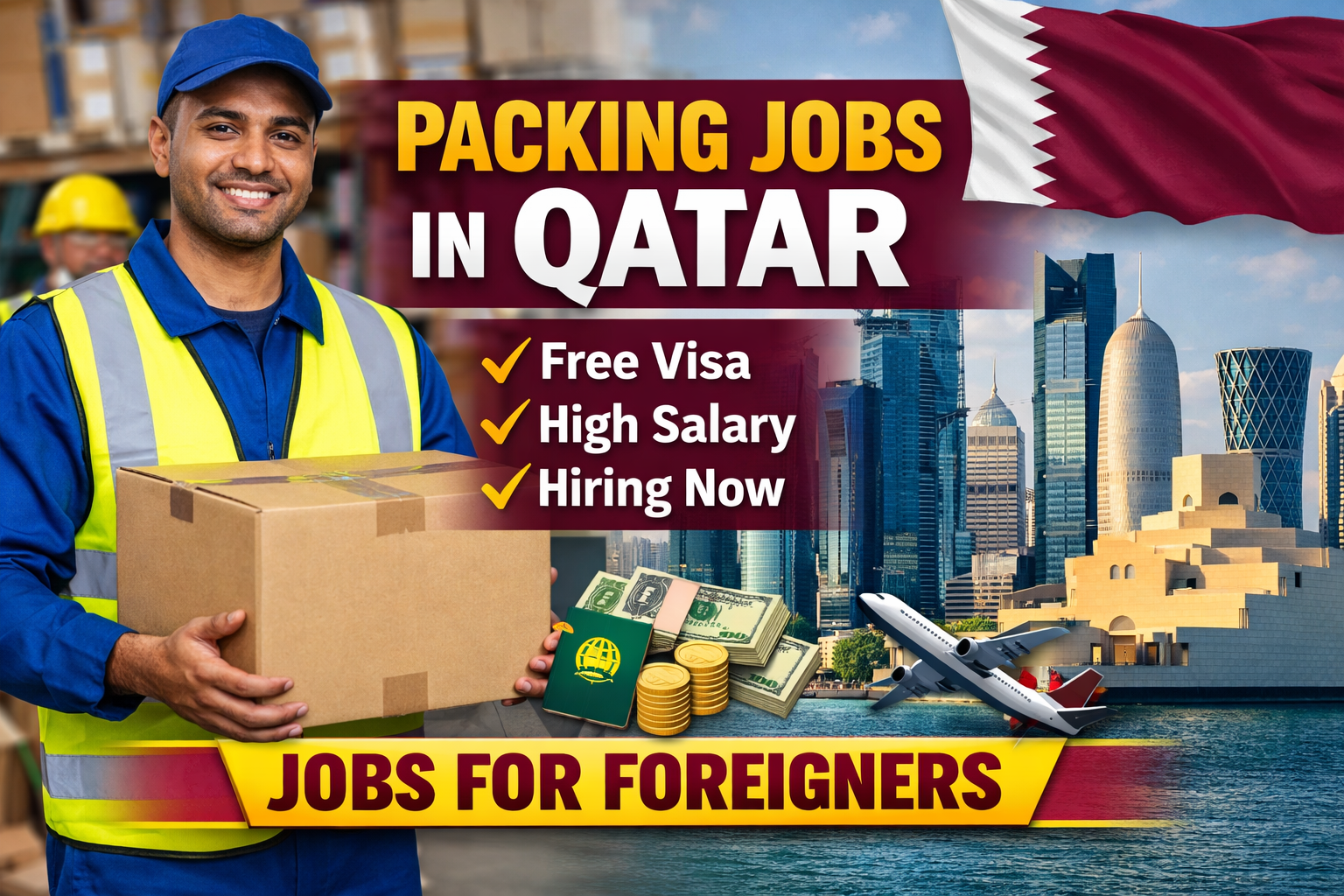 Packing Jobs in Qatar for Foreigners (2026) – Salary, Visa & How to Apply