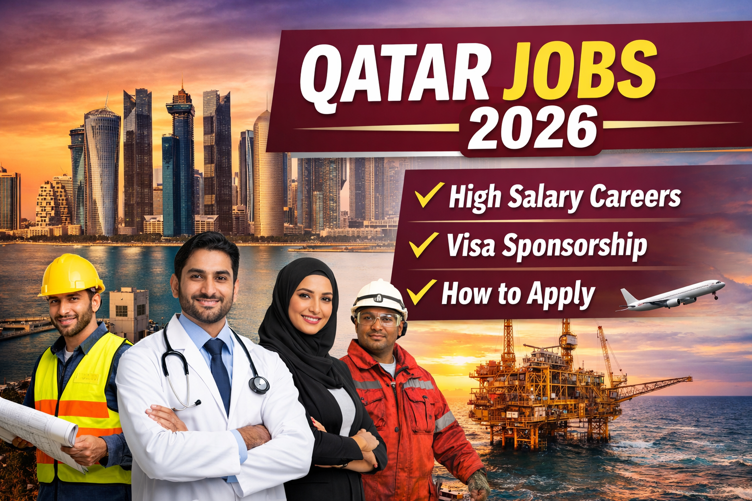 Qatar Jobs 2026 – High-Paying Careers, Visa Sponsorship & How to Apply