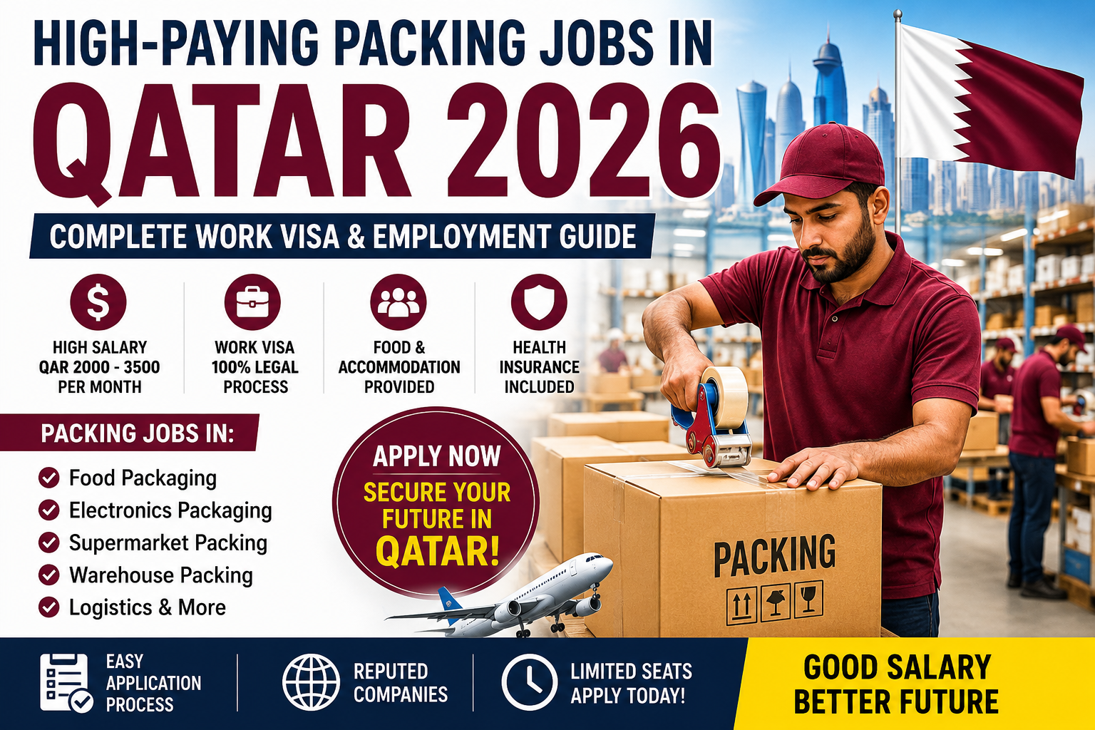 High-Paying Packing Jobs in Qatar 2026