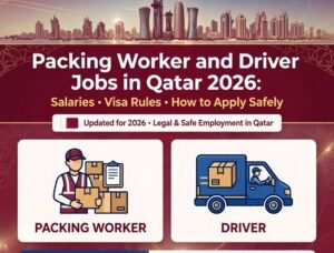 Packing Worker and Driver Jobs in Qatar