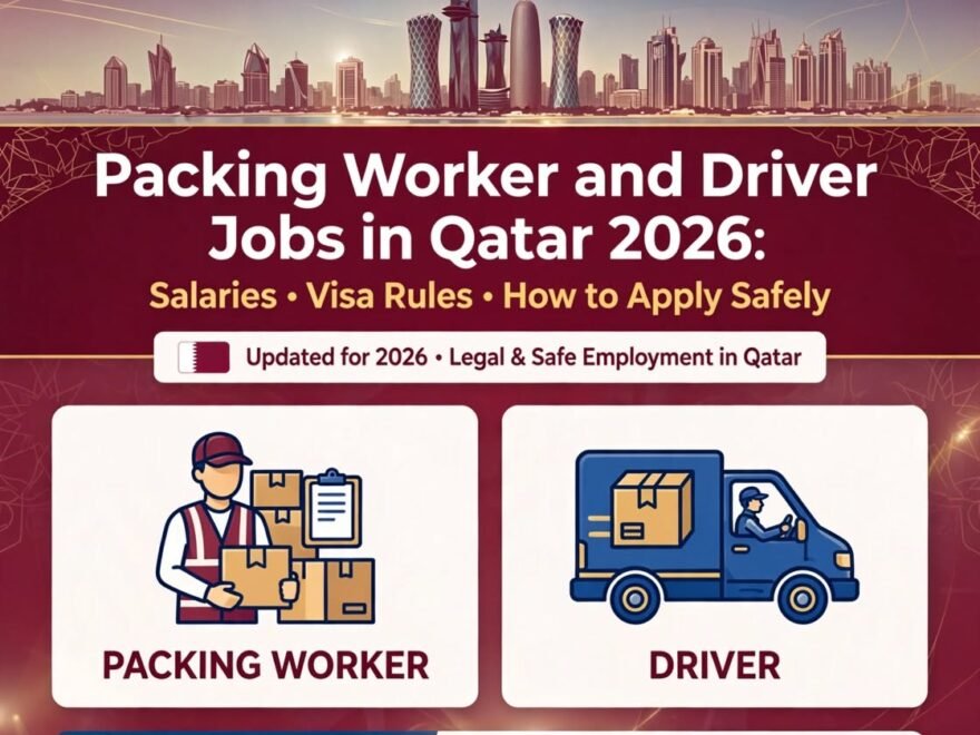 Packing Worker and Driver Jobs in Qatar