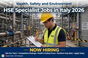 Health, Safety and Environment (HSE) Specialist