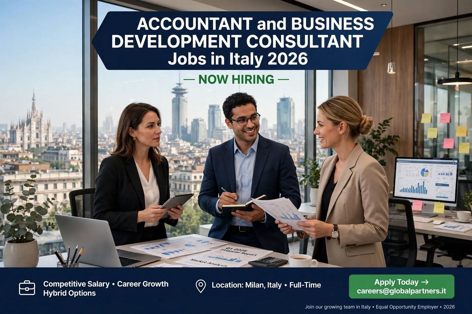 Accountant and Business Development Consultant Jobs in Italy