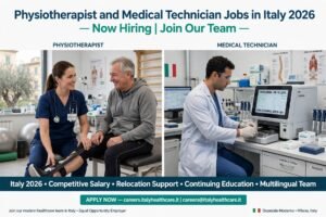 Physiotherapist and Medical Technician Jobs in Italy