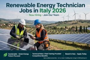 Renewable Energy Technician Jobs in Italy