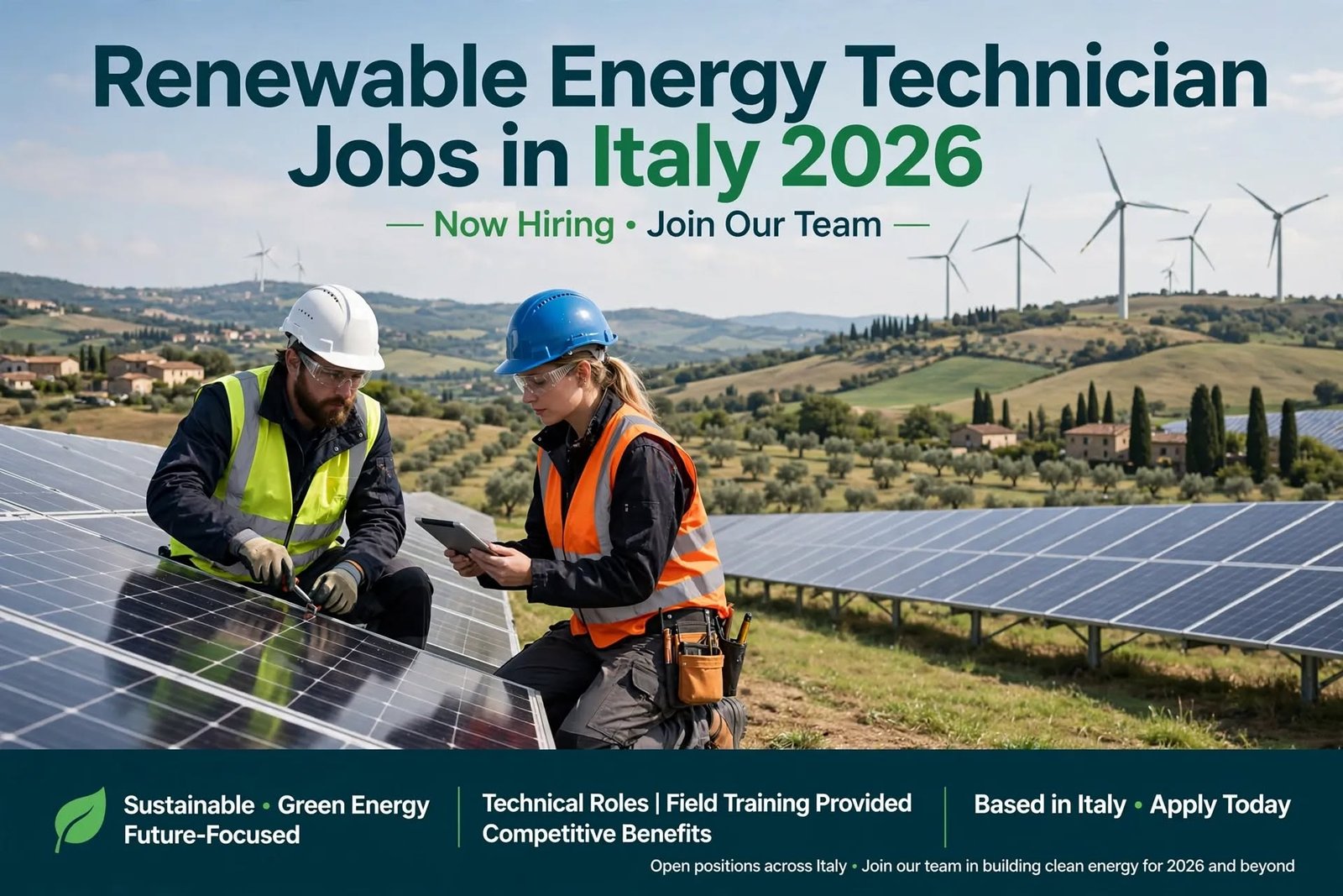 Renewable Energy Technician Jobs in Italy