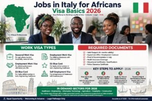 Jobs in Italy for Africans
