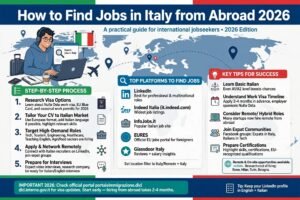 How to Find Jobs in Italy from Abroad